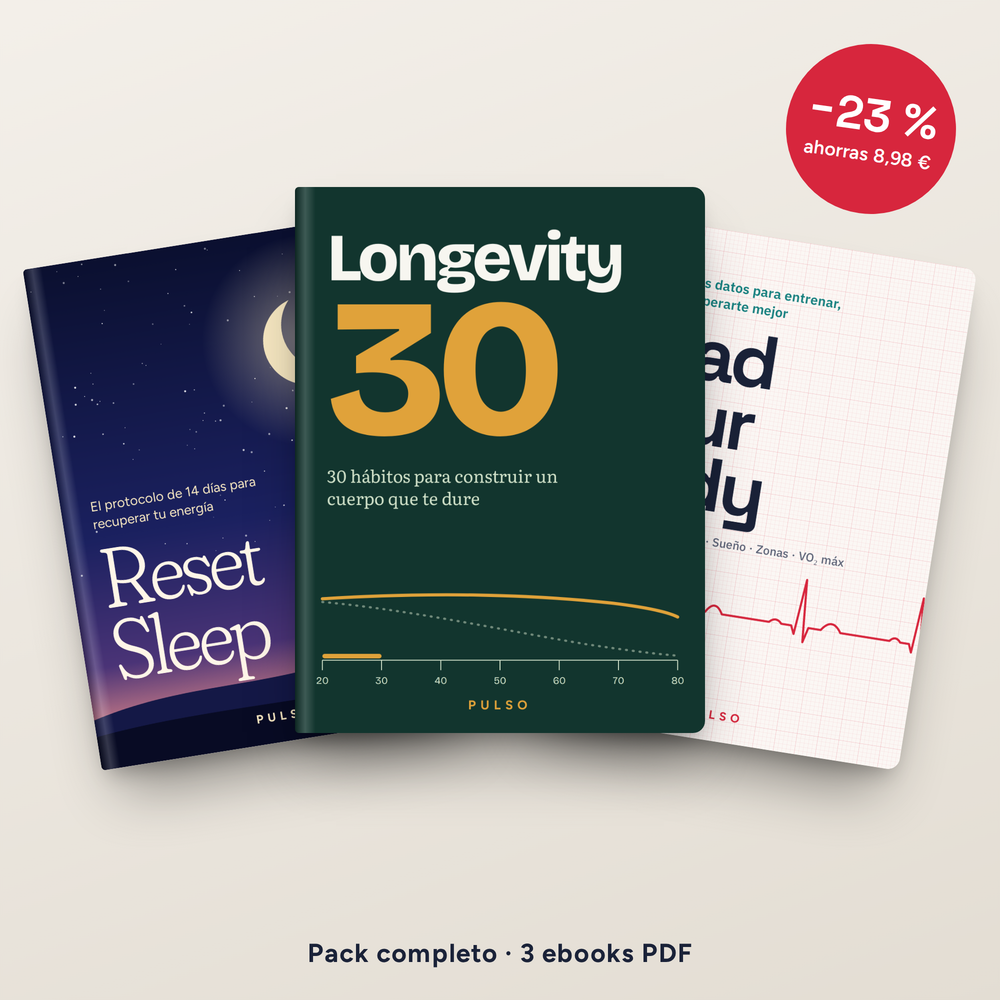 Pack PULSO: RESET SLEEP, LONGEVITY 30 y READ YOUR BODY